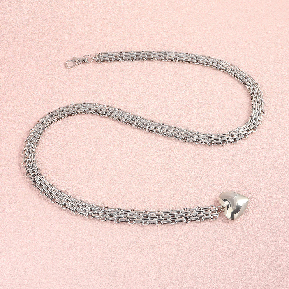 Taillenkette Herz Metall Unisex | Trendige Waist Chain
