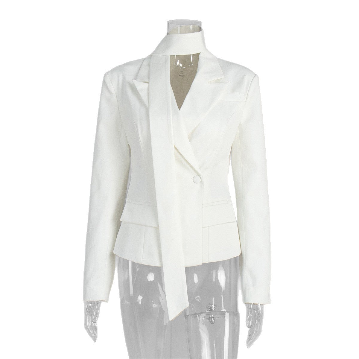 Eleganter Damen-Blazer mit Taillengürtel – Figurbetont & Wintertauglich