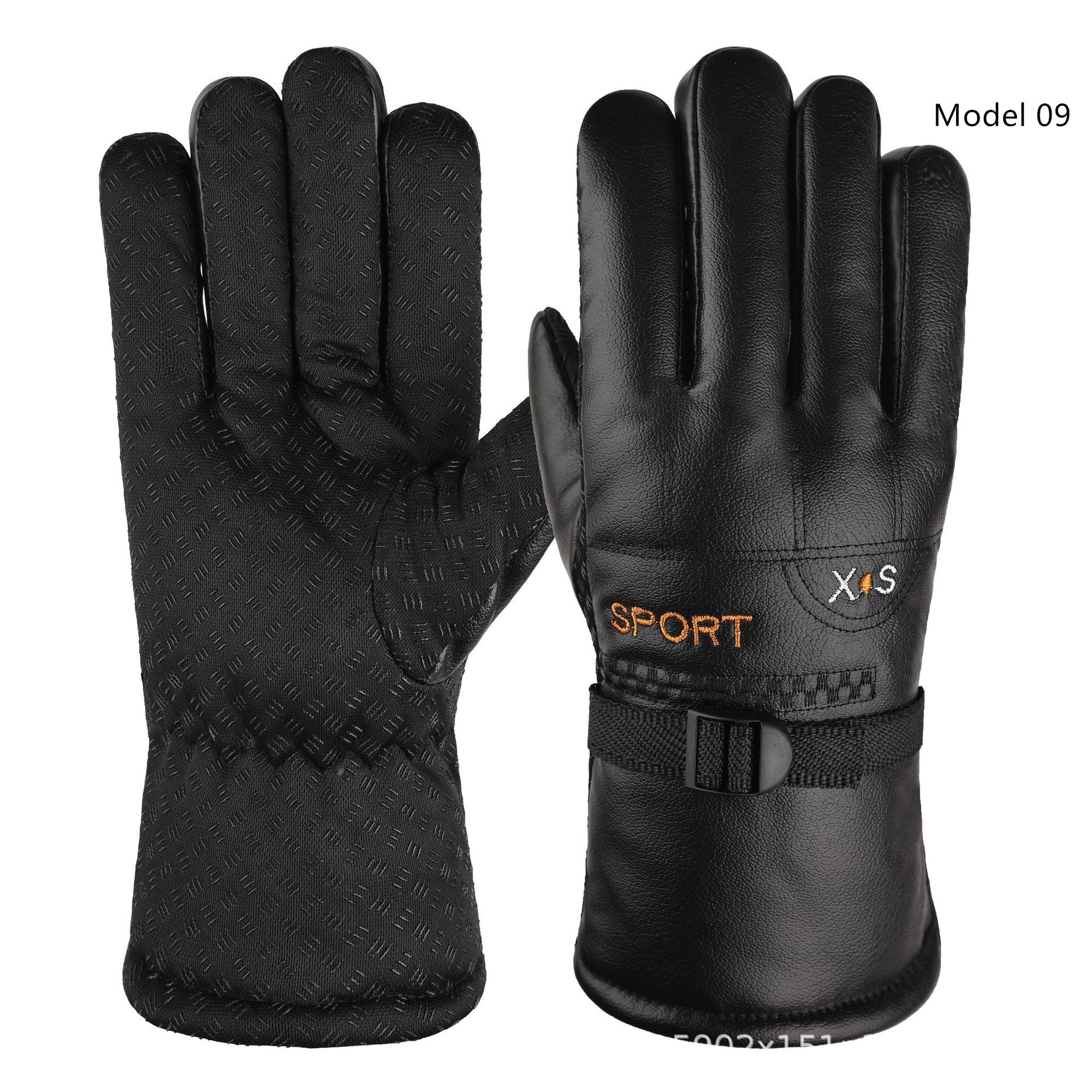 Men's Waterproof Non-slip Warm Outdoor Winter Gloves