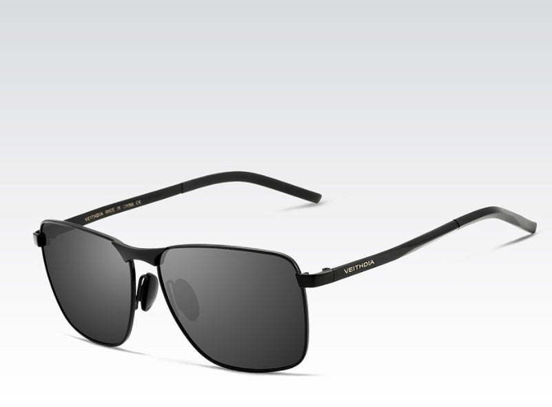 Polarisierte Sonnenbrille Herren | Eckig | Vollrahmen UV Schutz