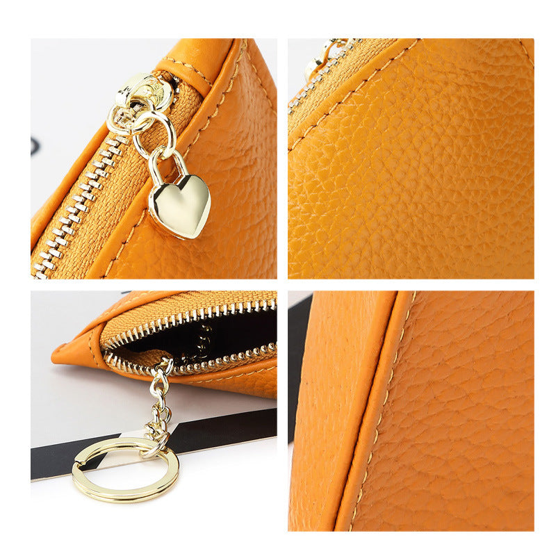Women's Mini Leather Coin Purse – Elegant & Compact