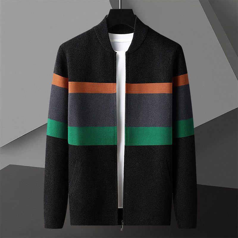 Men's Knit Cardigan Jacket – Spring Autumn Casual Jacket