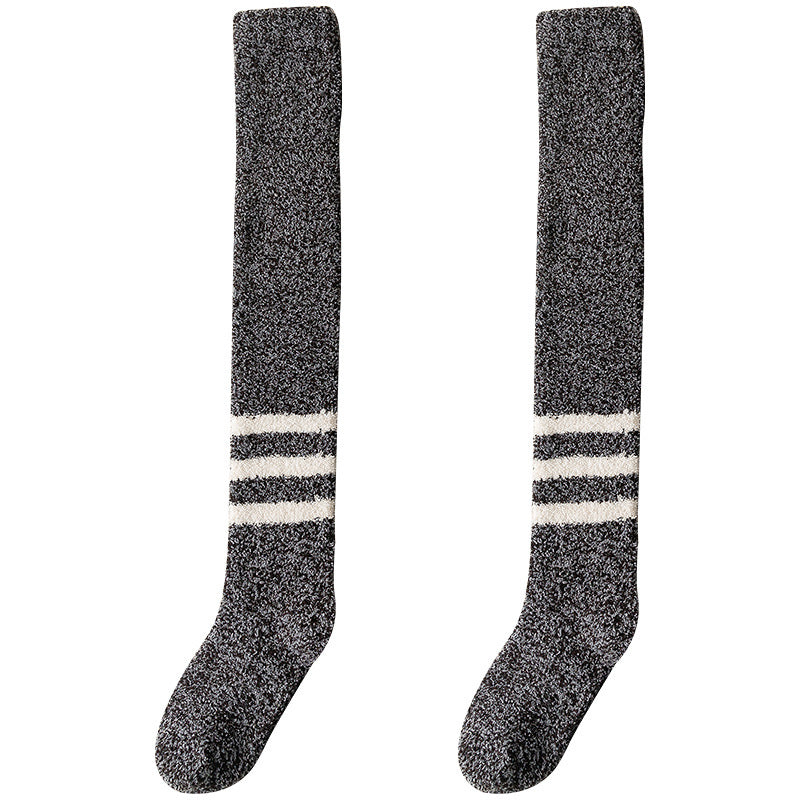 Men's Over-the-Knee Thermal Socks | Coral Fleece extra warm