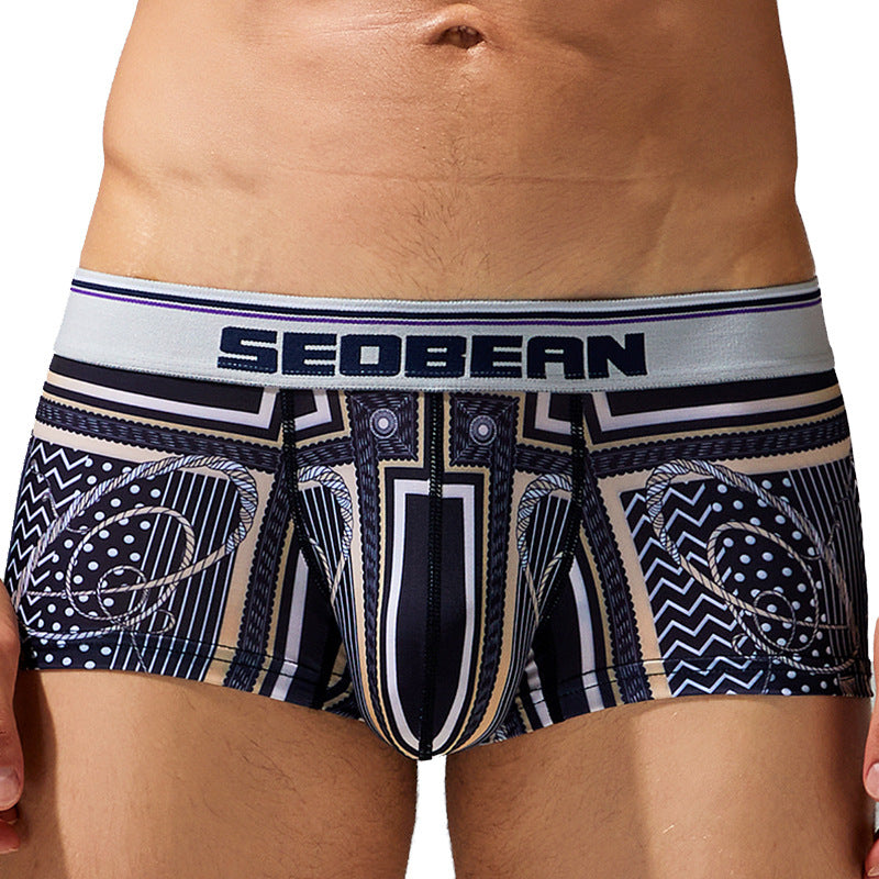 Men's Low-Rise Boxer Briefs | U Convex Pouch | Comfortable Underwear