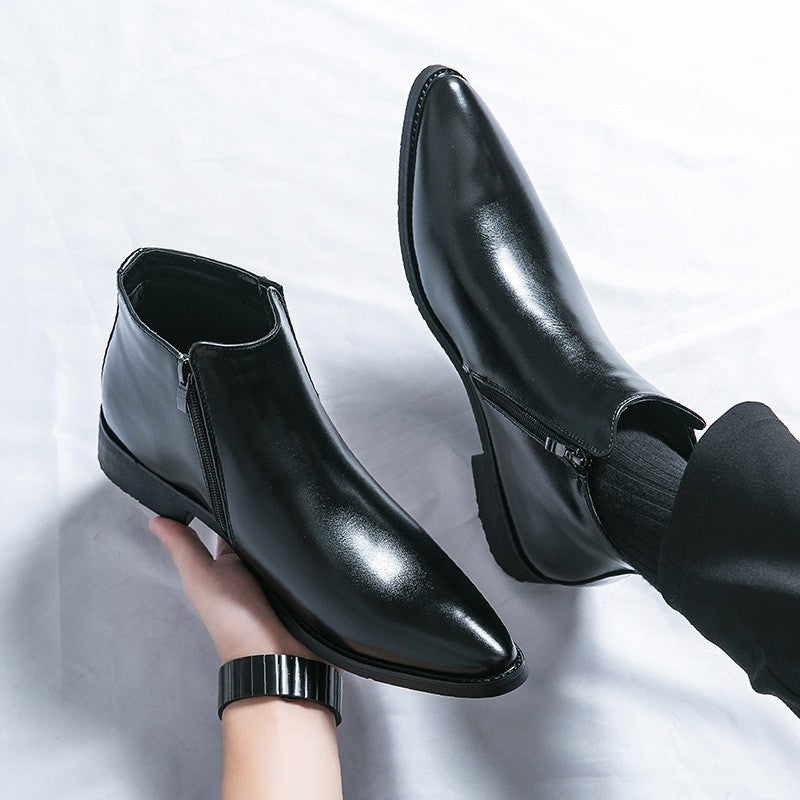 Men's High-Top Boots Pointed | Martin Style Trend Fashion