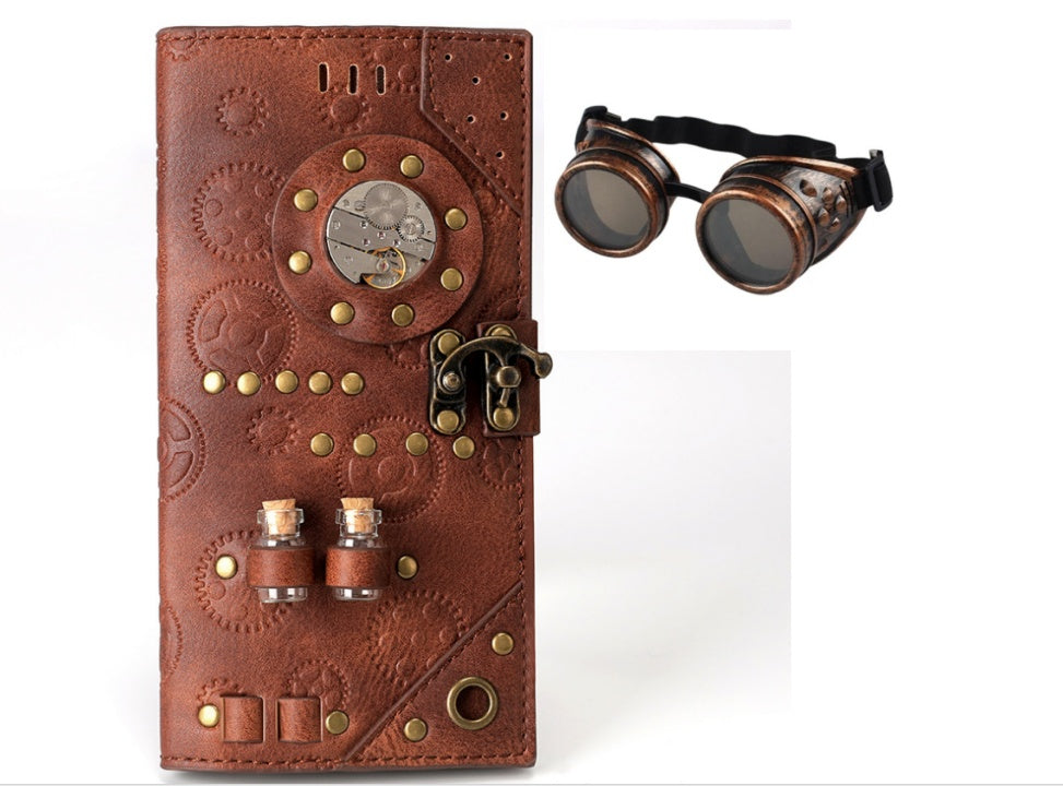 Steampunk Women's Wallet | Long Vintage Wallet
