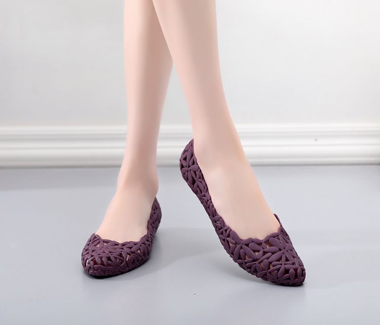 Damen Jelly Schuhe Wasserdicht | Spitze Sommer Ballerinas