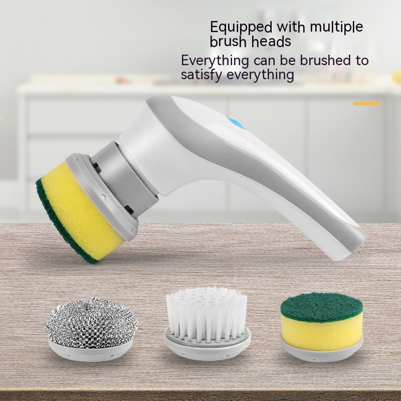 4-in-1 Electric Cleaning Brush – Cordless Rotary Scrubber