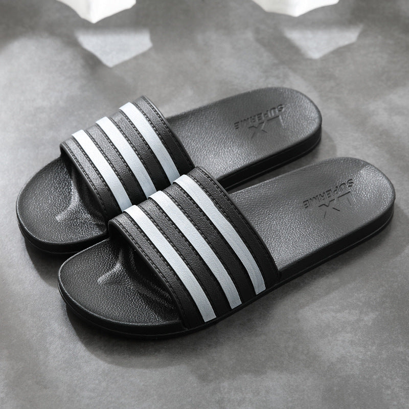 Unisex Bath Slippers | Non-slip & Comfortable Stripe Design