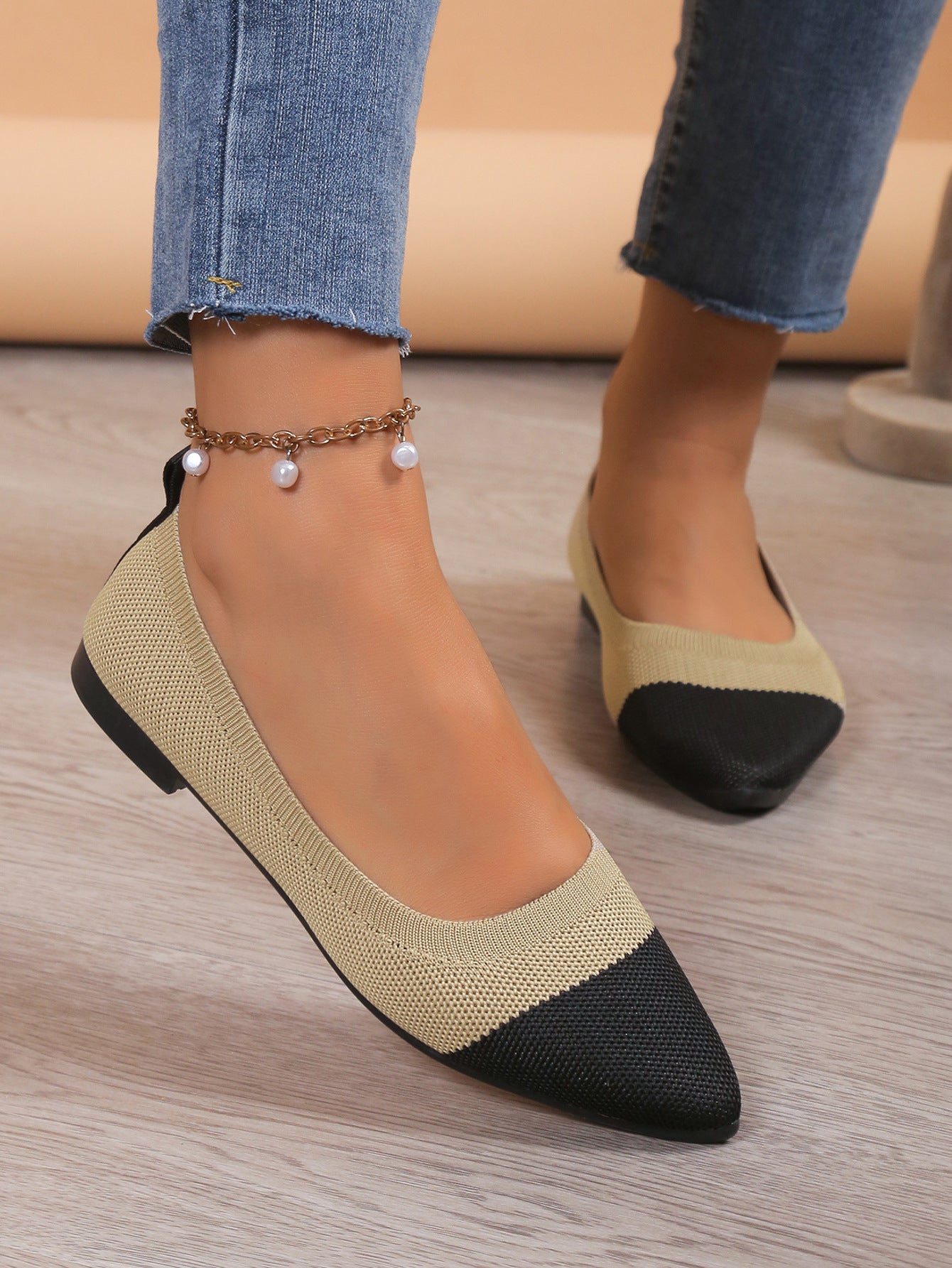 Women's Pointed Ballet Flats, Comfortable | Elegant Slip-On Flats for Everyday