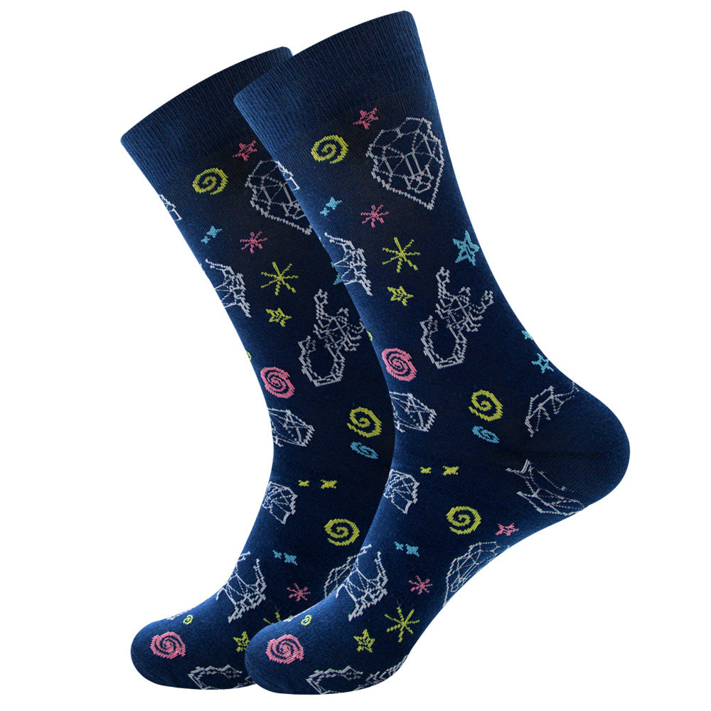 Women's Fashion Socks Geometric | Fruit Street Style Socks