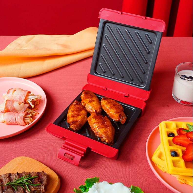 Doppelseitige Grillpfanne Antihaft – Multifunktions BBQ Pfanne