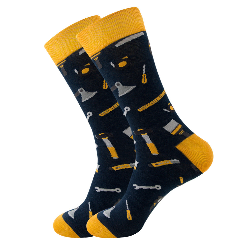 Women's Fashion Socks Geometric | Fruit Street Style Socks