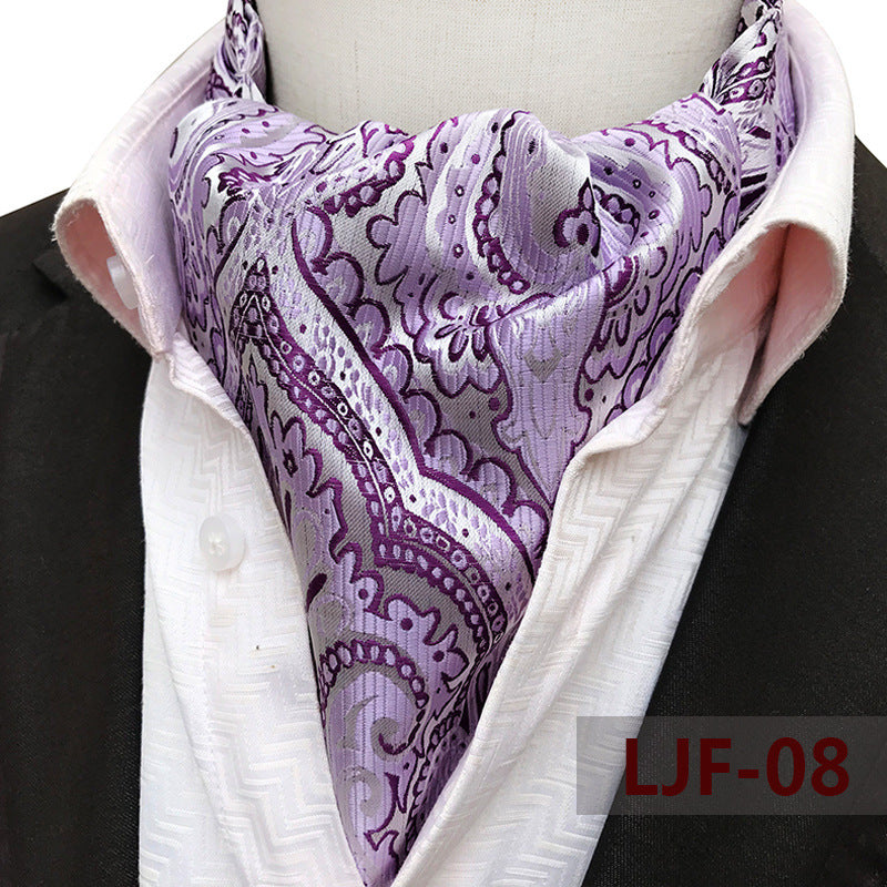 Men's Scarf Jacquard British Elegant Polyester Durable