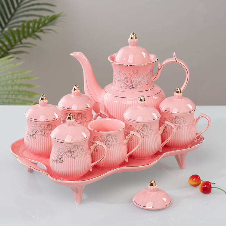 Luxury Ceramic Water Set – Elegant Carafe Glasses Set