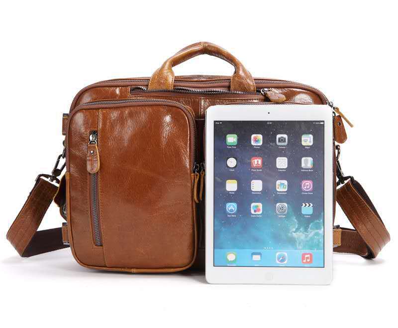 Men's Multifunctional Business Bag Made of Imported Genuine Leather – Premium Laptop Bag