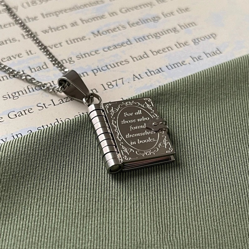 Locket Book Necklace – Perfect Jewelry for Book Lovers