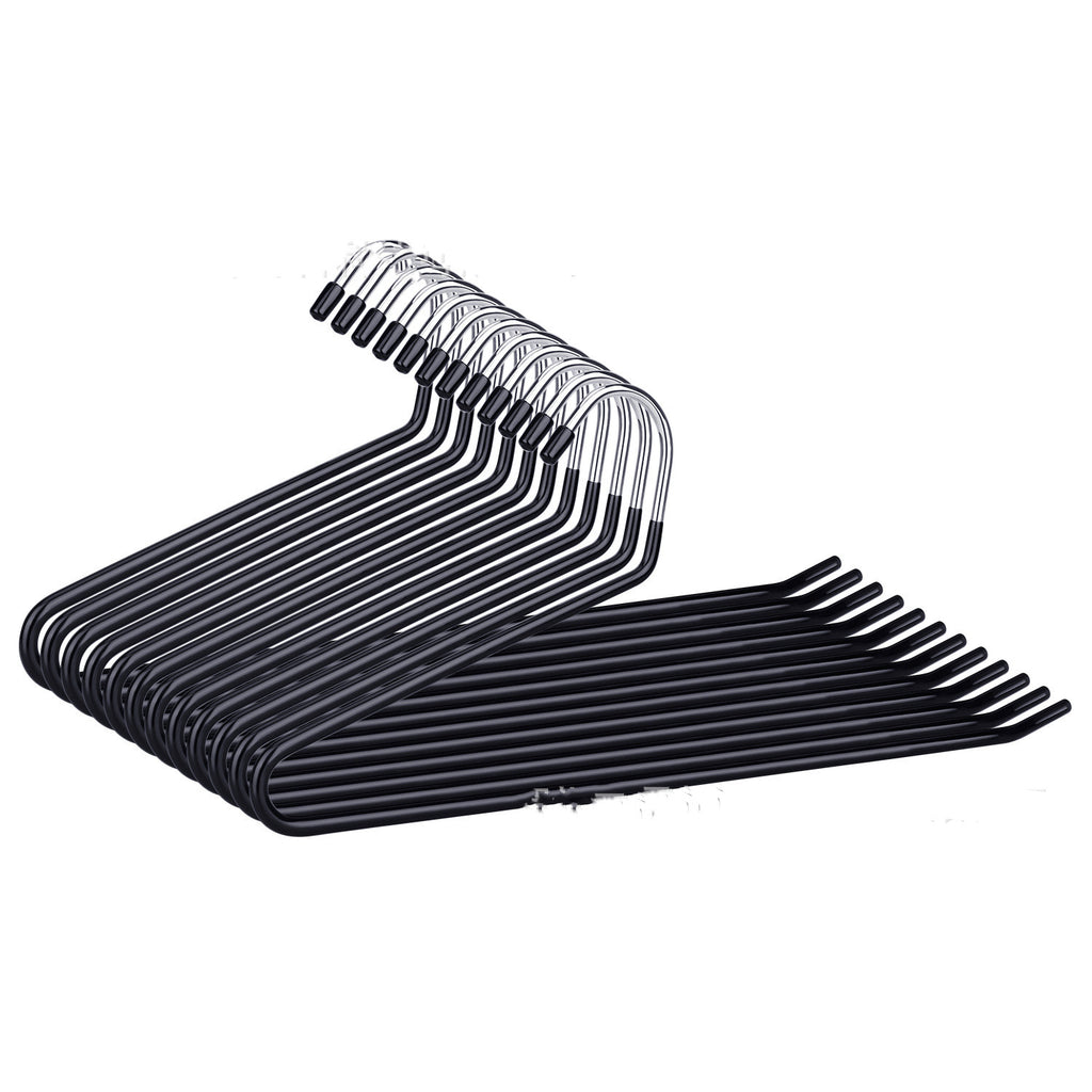 Z-shaped non-slip trouser hanger clip closet organizer space-saving