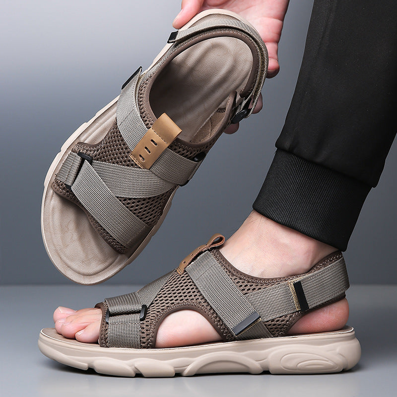 Men's Roman Sandals Soft Sole Non-slip Summer Shoes