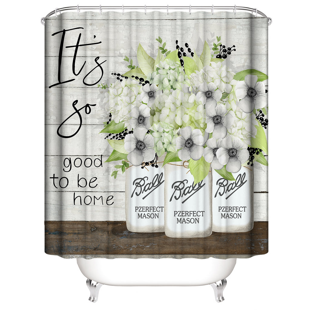 3D Shower Curtain Waterproof | Mold-Resistant Modern Bathroom