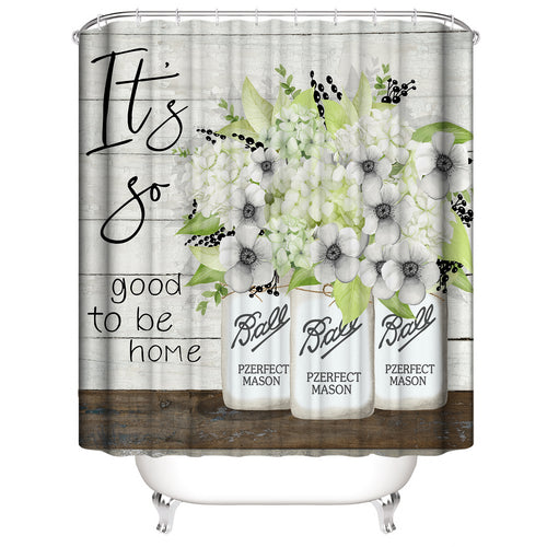 3D Shower Curtain Waterproof | Mold-Resistant Modern Bathroom