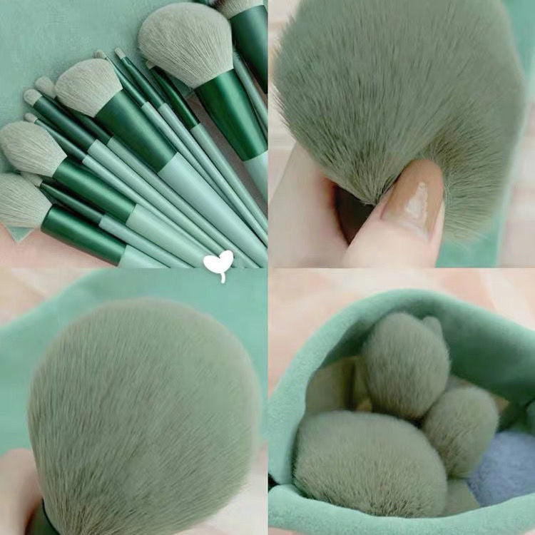 13-piece Makeup Brush Set | Professional Cosmetic Brushes for Foundation, Blush - Eyeshadow