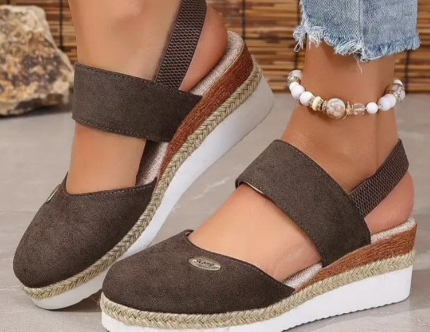 Women's Espadrille Wedge Sandals | Braided Summer Shoes