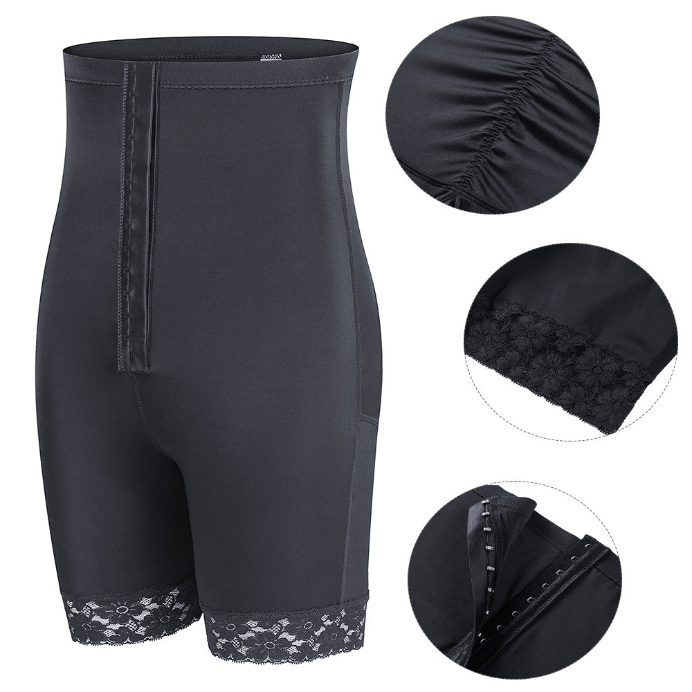 Women's High-Waist Brief with Butt Lift – Breathable & Elegant Lace