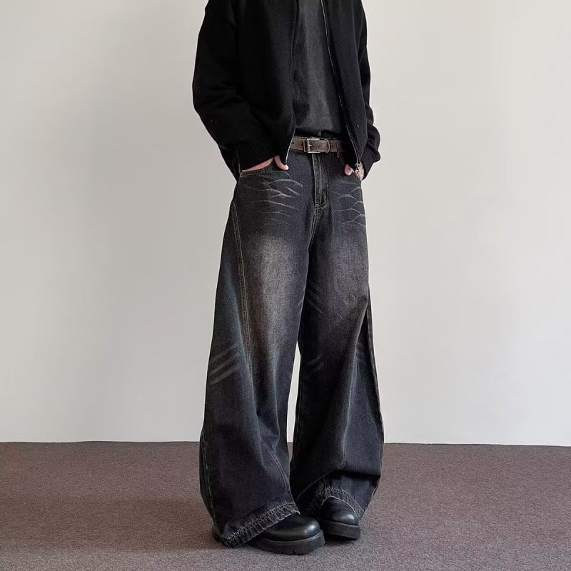 Men's Wide Leg Pants Premium – High Street Relaxed Fit Pants