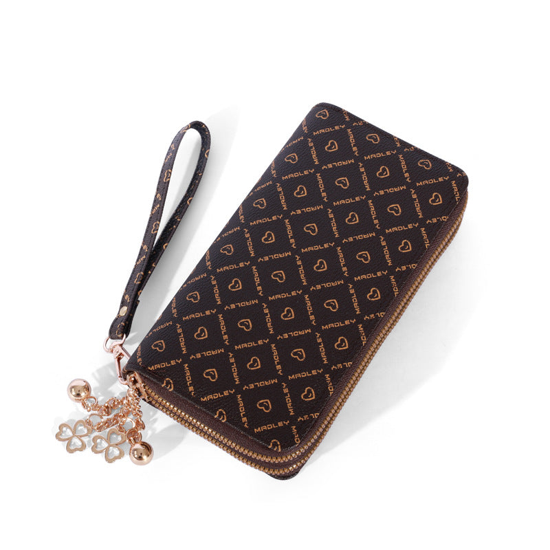 Women's Large Wallet Double Zipper Ample Storage Elegant