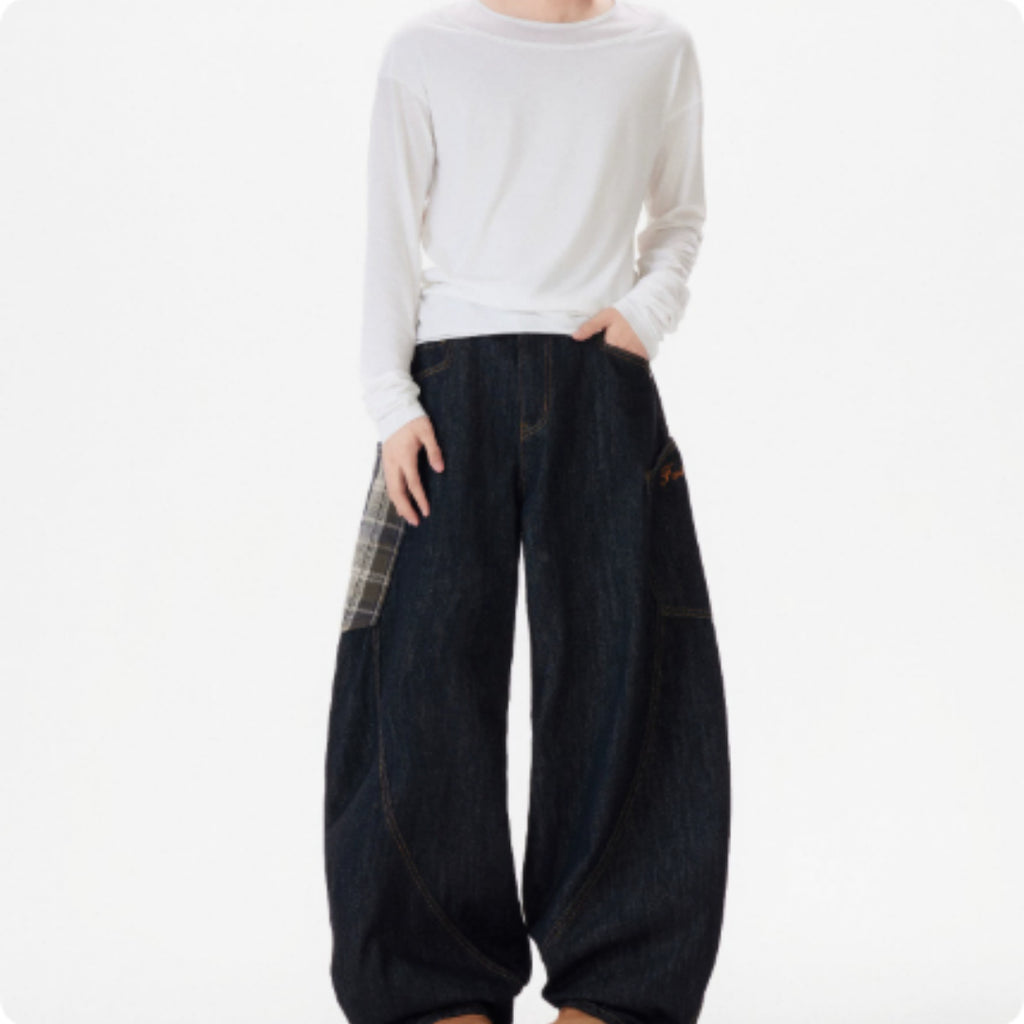 Men's Straight Leg Loose Fit Trousers - Versatile Long Trousers