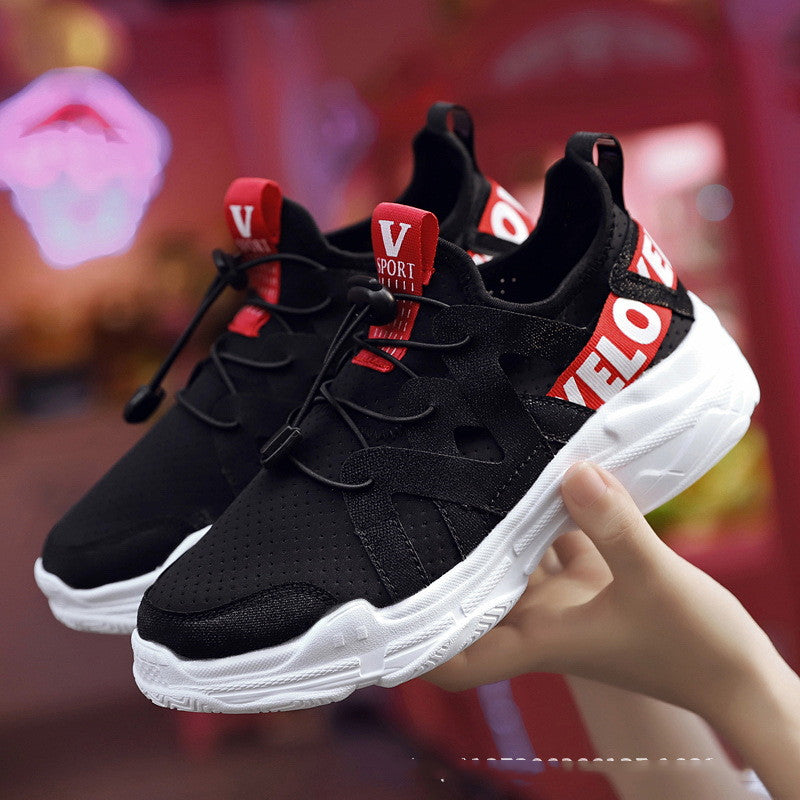 Damen Mesh Sneaker Korean Style | Weiße Sommerschuhe