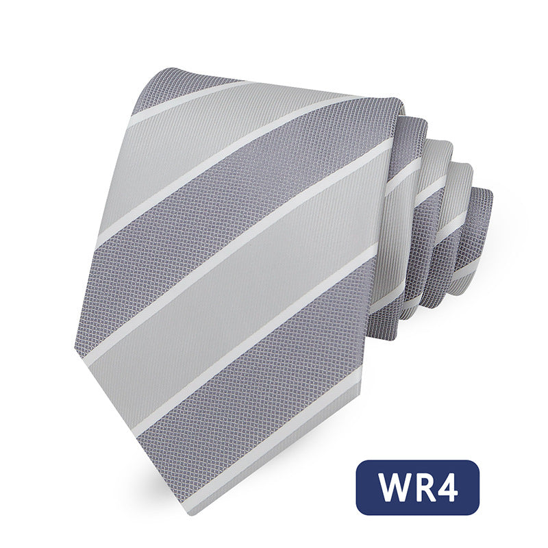 Men's Striped Tie Elegant Business Casual Modern