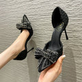 Women's High Heels Black Elegant | Sexy Heeled Shoes Fashion