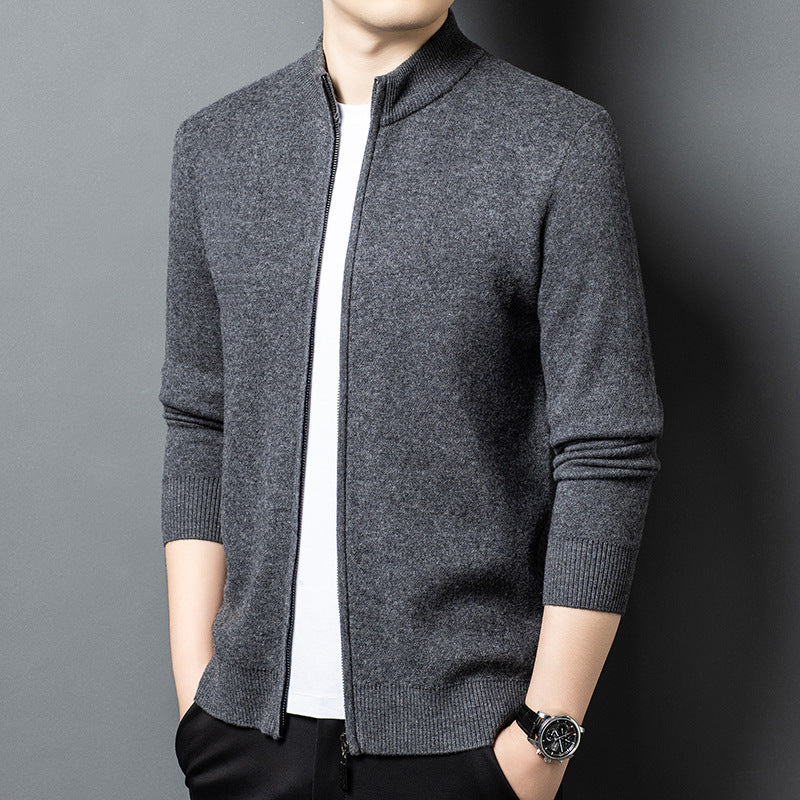 Men's Cardigan Business Casual – Autumn Winter Comfort Jacket