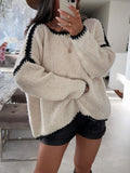 Women's Long-Sleeve Sweater | Modern Casual Knit Sweater