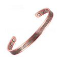 Schlichtes und stilvolles Armband aus lila Kupfer für Damen