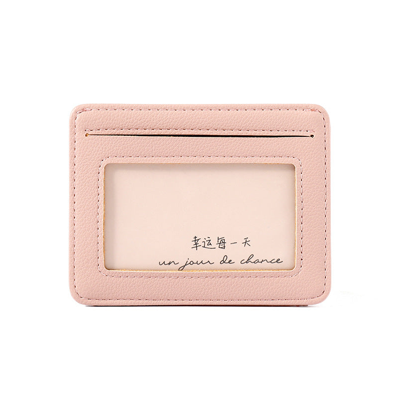 PU Leather Card Holder | Driver's License & ID Card Holder Compact Unisex