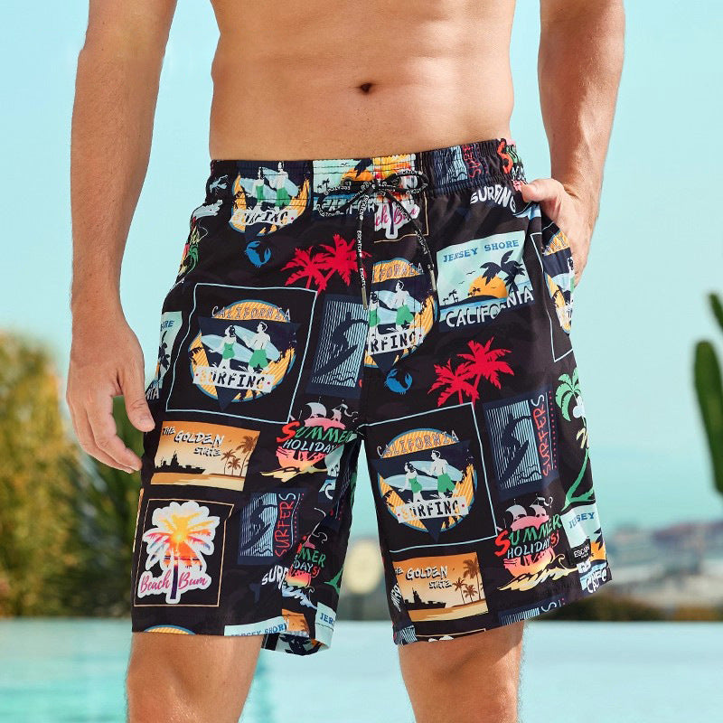 Partner Beach Shorts Quick Dry – Digital Print Summer Shorts