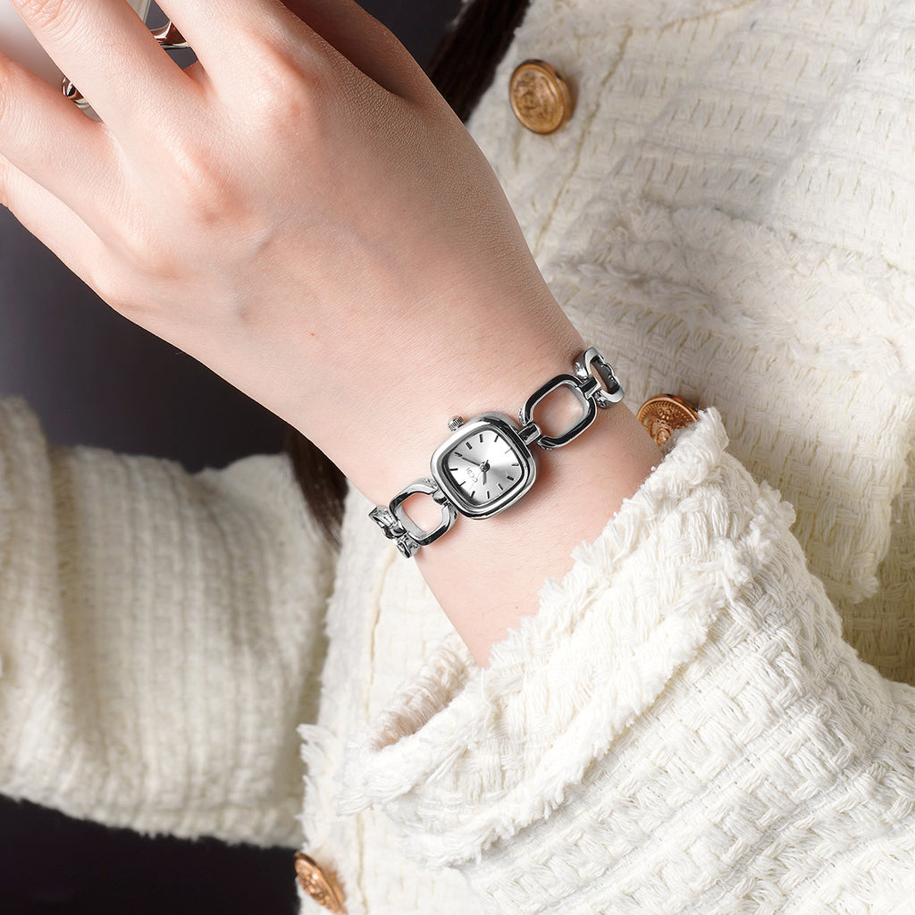 Women's Retro Quartz Watch Square – Elegant Vintage Wristwatch