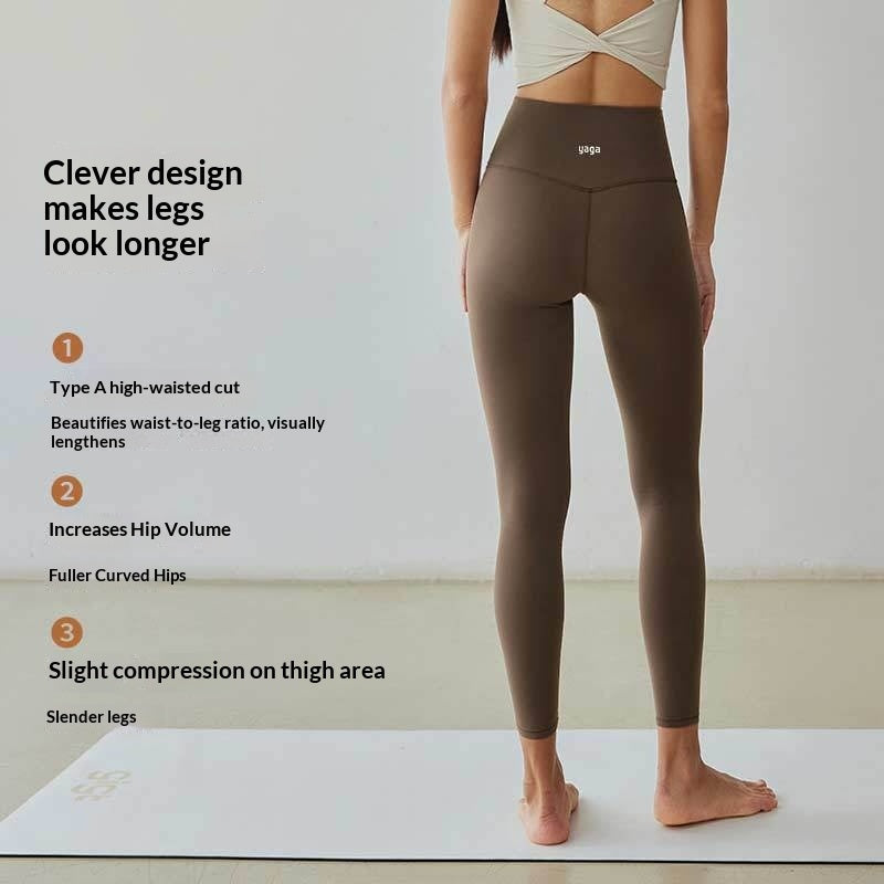 Women's High Waisted Tummy Control Leggings – Push-Up Sports Pants
