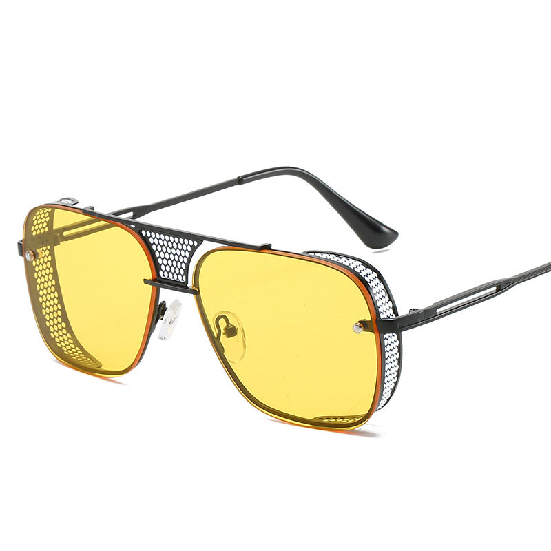 Steampunk Sonnenbrille Herren | Metall | Retro Statement Brille