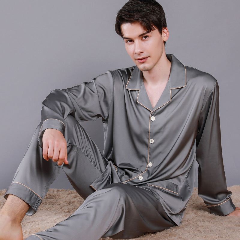 Herren Herbst Pyjama Set | Langarm Schlafanzug Neu | Homewear Komfort