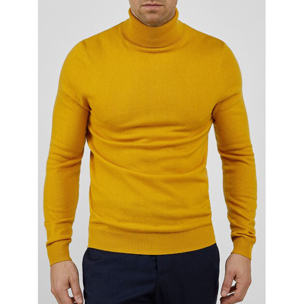 Men's Plain Knit Sweater – Stylish Casual Knit Sweater
