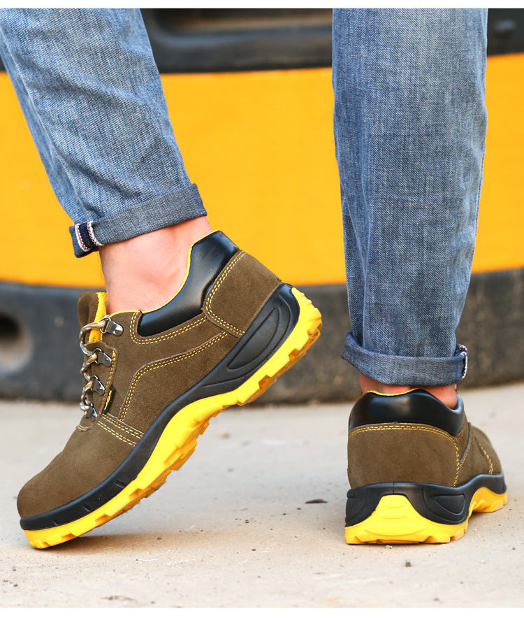 Safety Shoes Steel Toe | Lightweight Breathable Work Shoes