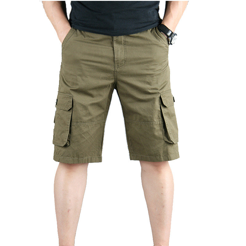 Men's Workwear Multi-Pocket Shorts – Summer Cargo Shorts