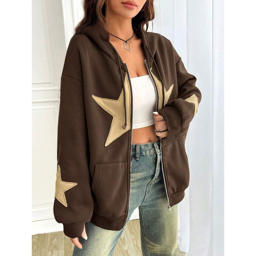 Women's Oversized Hooded Jacket | Casual Cardigan Coat