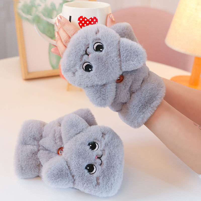 Damen Süße Winterhandschuhe – Kuschelig Warm für Herbst & Winter