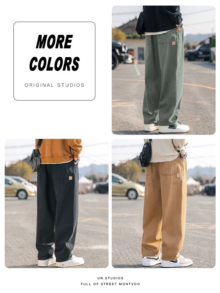 Men's Cargo Pants | Loose Straight Casual Modern Comfort