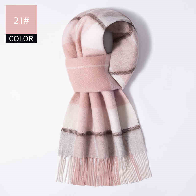 Men's Cashmere Scarf Winter Soft Warm Elegant Luxury